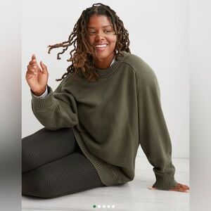 Aerie Down-To-Earth Crew Sweatshirt
